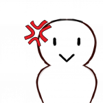 Angry Sticker